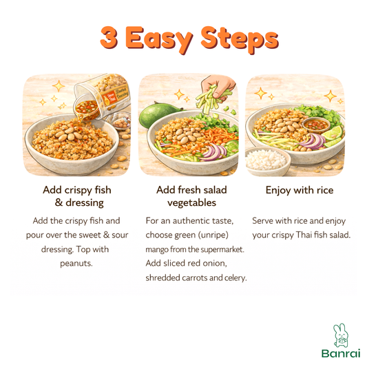 Thai Crispy Fish (Pla Dook Foo) 120g