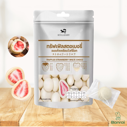 Freeze-Dried Strawberry Chocolate Truffles 60g